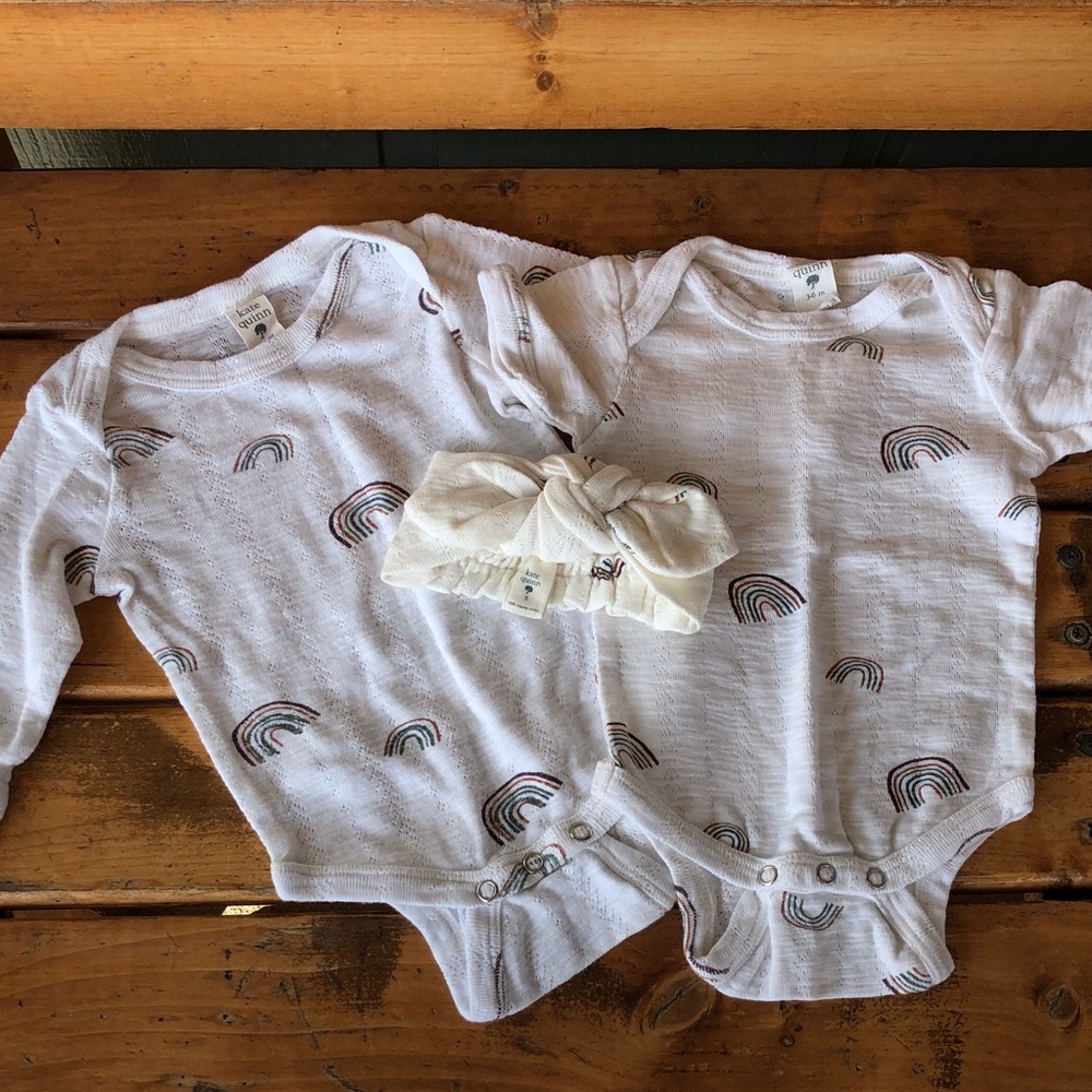 Kate Quinn bodysuits and headband